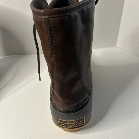 Weatherproof Vintage Men\'s Adam Duck Boots Chocolate/Brown Leather, Size14  M main image 11